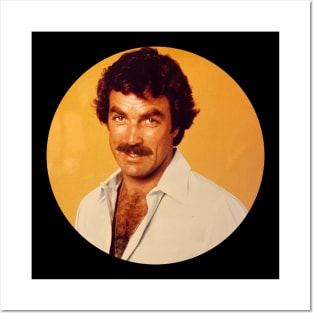 Cool Pose Tom Selleck Posters and Art